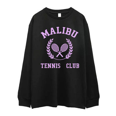 MALIBU TENNIS CLUB SWEATSHIRT ( Black/Green/White)