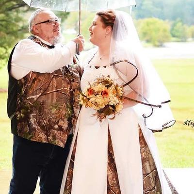 Plus size white camo country sweetheart wedding dress wedding bridal gowns