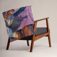 "Symbiosis" Throw Blanket  - Thumbnail 7