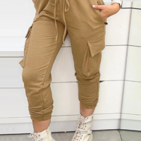 Casual Fashion Khaki Pants - Thumbnail 2