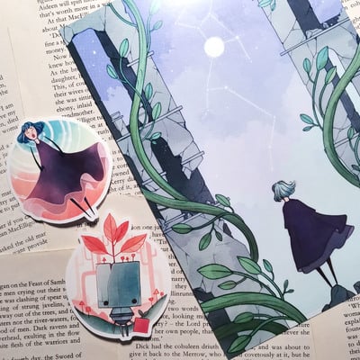 Gris stickers & prints