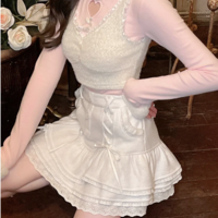 Love Kawaii Cute Pink Frilly Outfit skirts - Thumbnail 7