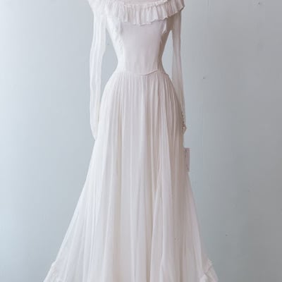 1950s vintage lace wedding dress wedding bridal gowns