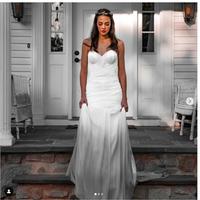 Simple Ombre Grey Mermaid Wedding Dress Wedding Bridal Gowns - Thumbnail 1