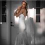 Simple Ombre Grey Mermaid Wedding Dress Wedding Bridal Gowns-2