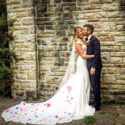 Beautiful Mermaid Flower Floral 3D Handmade Flowers Wedding Gowns 