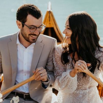 Sexy sparkle sequins lace wedding dress bridal gown