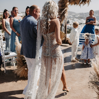 Sparkle Sequins Lace Sexy Wedding Dress Bridal Gown - Thumbnail 1