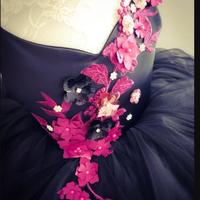 Lace Crystals Flower Girl Dresses Tulle Ball Gown Little Girl Wedding Party Gowns Vintage Pageant Dress Custom Size - Thumbnail 3