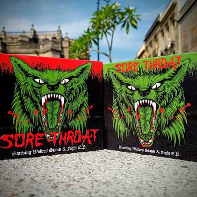 Sore throat "starving wolves stand & fight digipack cd w/slipcase
