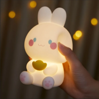 Home/Kawaii Fashion Clothes New Arrival/ Cute LED Cartoon Bunny Lamp - Thumbnail 2