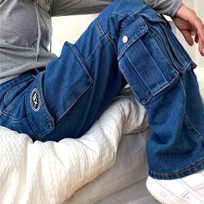 Retro pockets jeans