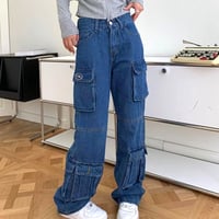 RETRO POCKETS JEANS - Thumbnail 3