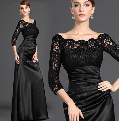 Sexy Long Sleeve Lace Mother Of The Bridal Dresses