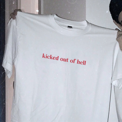 Free shipping-kicked out of hell tee - Thumbnail 2
