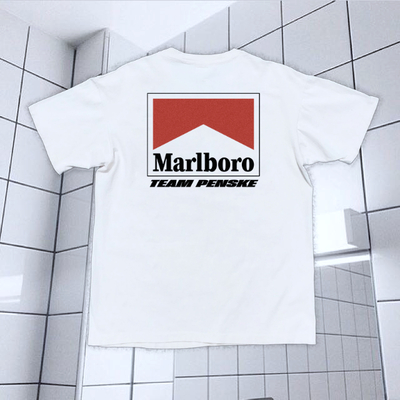 Free Shipping-VINTAGE TEAM MARLBORO TEE
