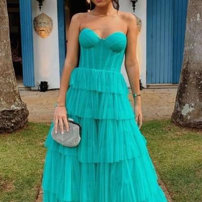 Popular newest sweetheart long evening dresses - Thumbnail 2