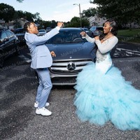 Elegant Prom Dresses Aso Ebi Mermaid V-Neck Long Sleeves Applique Crystals Ruffles Tulle Plus Size Women Cocktail Party Gowns - Thumbnail 1