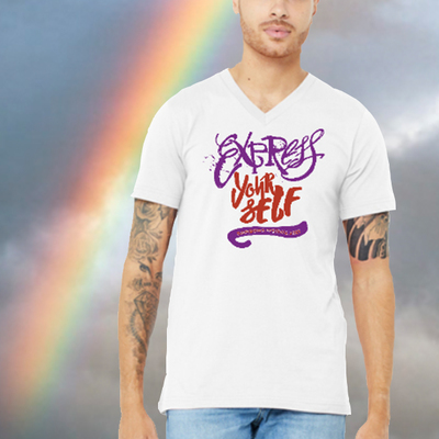 Rainbows festival 2023 unisex v-neck t-shirt