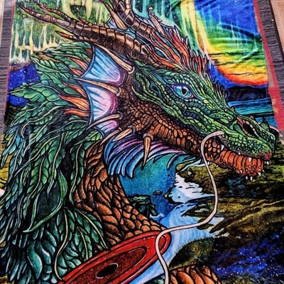 Dragon throw blanket  - Thumbnail 1
