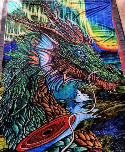Dragon Throw Blanket 