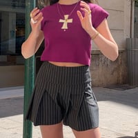 Y2K CROSS TOP - Thumbnail 1