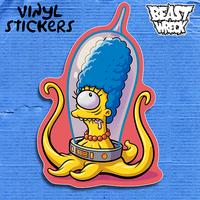 THE SIMPSALIENS Vinyl Stickers - Thumbnail 2