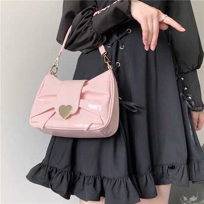 Seraphim pretty girl cute butterfly bow pink white black purple blue bag handbag - Thumbnail 3