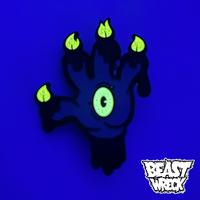 HAND OF GOLLY Glow Enamel Pin - Thumbnail 1