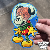 MICKEY MARS ATTACKS Sticker - Thumbnail 1