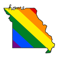 Home, Missouri rainbow tank top - Thumbnail 2