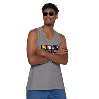 KC Pridefest 2022 Men’s premium athleric tank top - Thumbnail 2