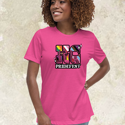 Kc pridefest 2022 women's relaxed t-shirt - Thumbnail 4