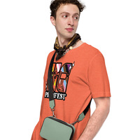 KC Pridefest 2022 Heather orange unisex t-shirt - Thumbnail 4