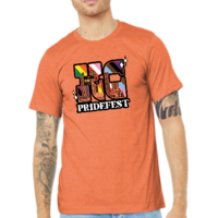 KC Pridefest 2022 Heather orange unisex t-shirt - Thumbnail 3