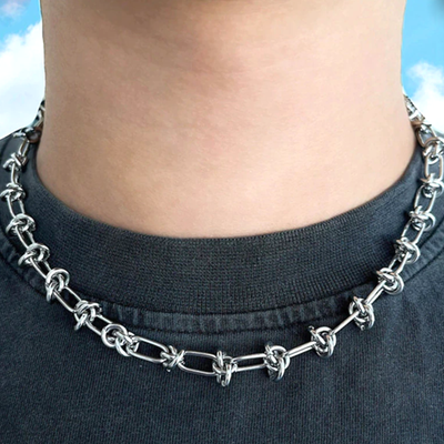 Free shipping-barbed necklace - Thumbnail 2