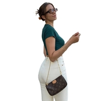 Green Embroidery Short Sleeve Crop Top - Thumbnail 3