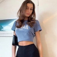 Hawaii Embroidery Crop Top - Thumbnail 2