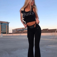 Pink Rhinestone Tank Top - Thumbnail 5