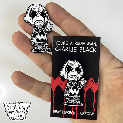 Charlie black pin - Thumbnail 4