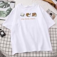 Cat Box Print Short Sleeve T-shirt  - Thumbnail 2
