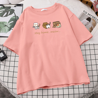 Cat Box Print Short Sleeve T-shirt  - Thumbnail 1
