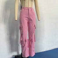 Pink Pocket Cargo Pants - Thumbnail 6