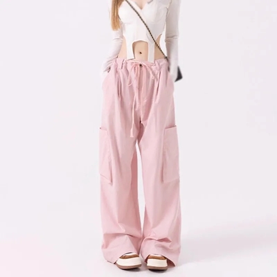 High Waist Wide Leg Cargo Pants