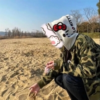 Kitty Cat Camouflage Hooded Sweatshirt - Thumbnail 5