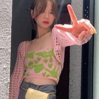 2pcs Hollow Smock + Tie Dye Tank Top - Thumbnail 2