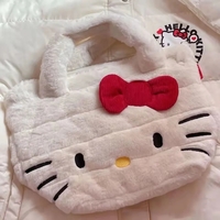 Kitty Cat Anime Plush Tote Bag - Thumbnail 2