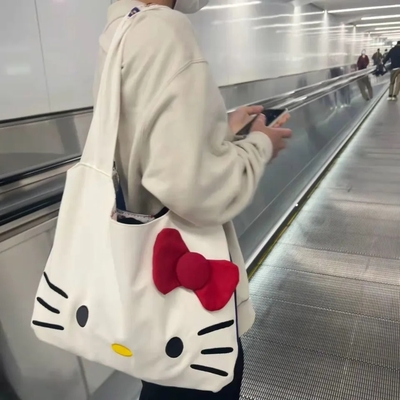 Kitty Cat Anime Tote Bag