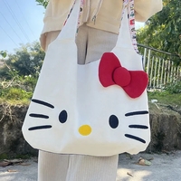Kitty Cat Anime Tote Bag - Thumbnail 4