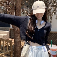 Pastel Knit V Neck Cardigan  - Thumbnail 6